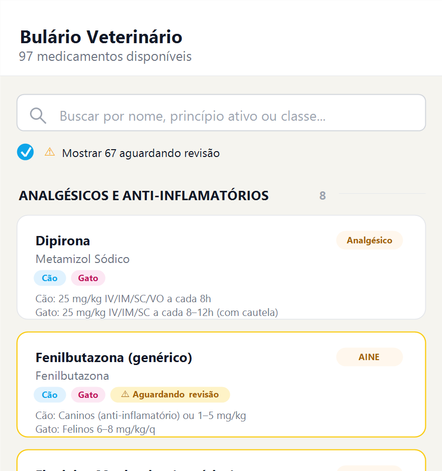 Documentos gerados pelo VetDoc